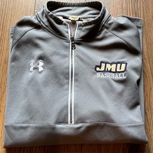 James Madison University Baseball Long Sleeve Quarter Zip Under Armour Shirt